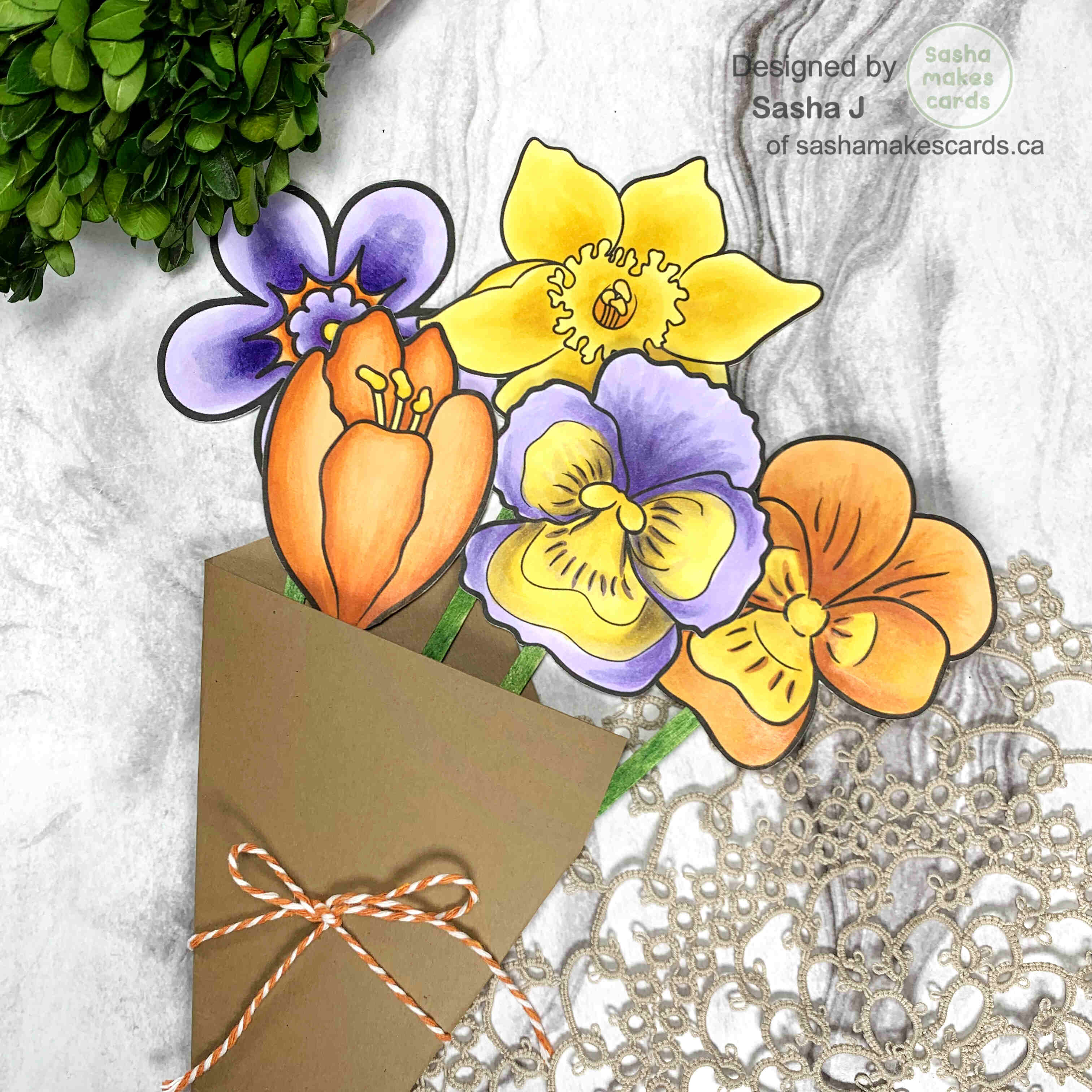 Paper Flower Bouquet by Sasha S Paper Flower Bouquet